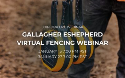Gallagher eShepherd Virtual Fencing Webinar – January