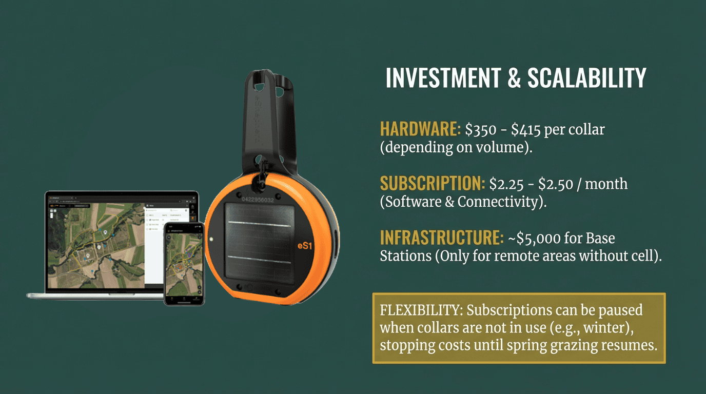 What’s the Cost of eShepherd Virtual Fencing