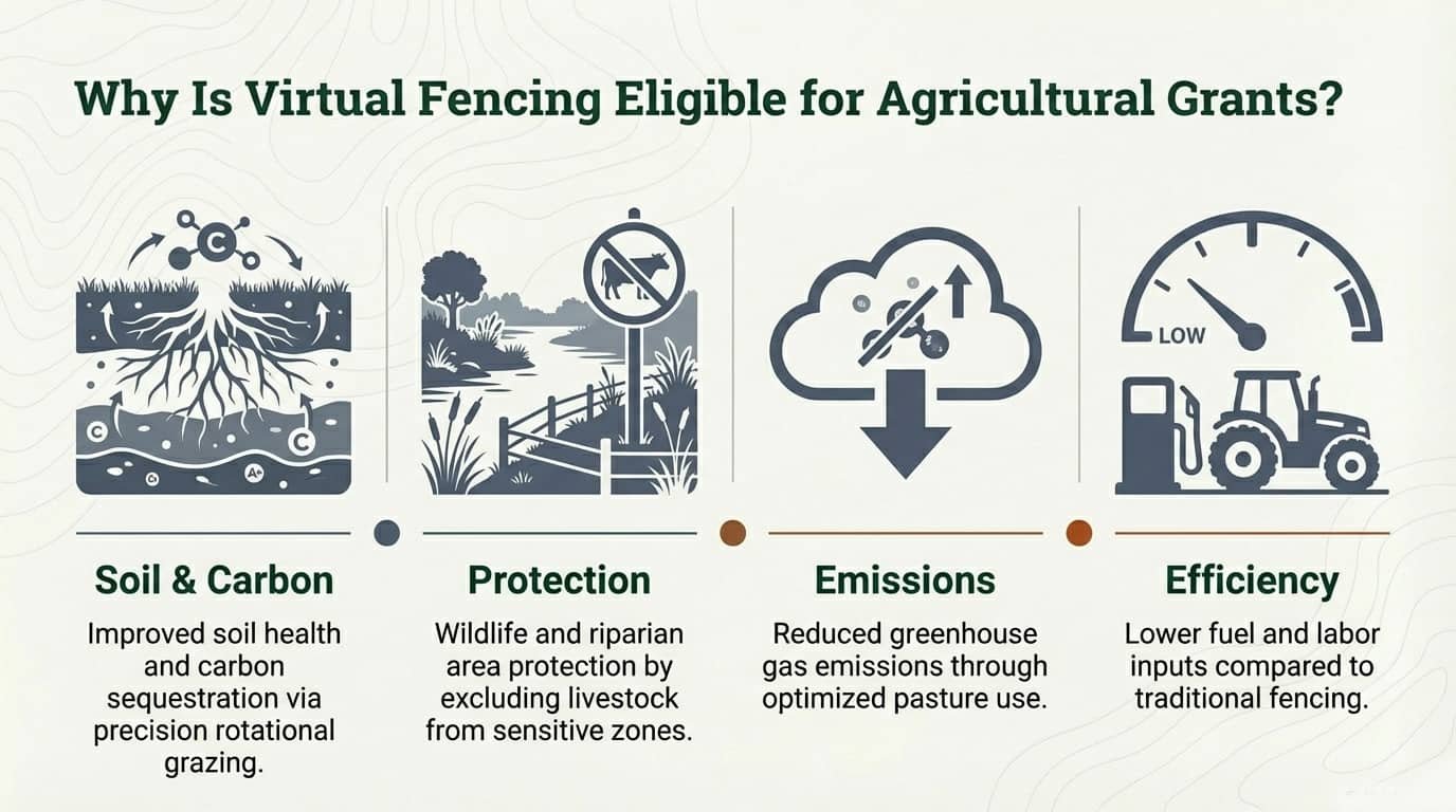Why Is Virtual Fencing Eligible for Agricultural Grants