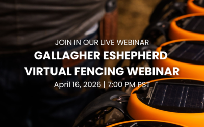 Gallagher eShepherd Virtual Fencing Webinar – April